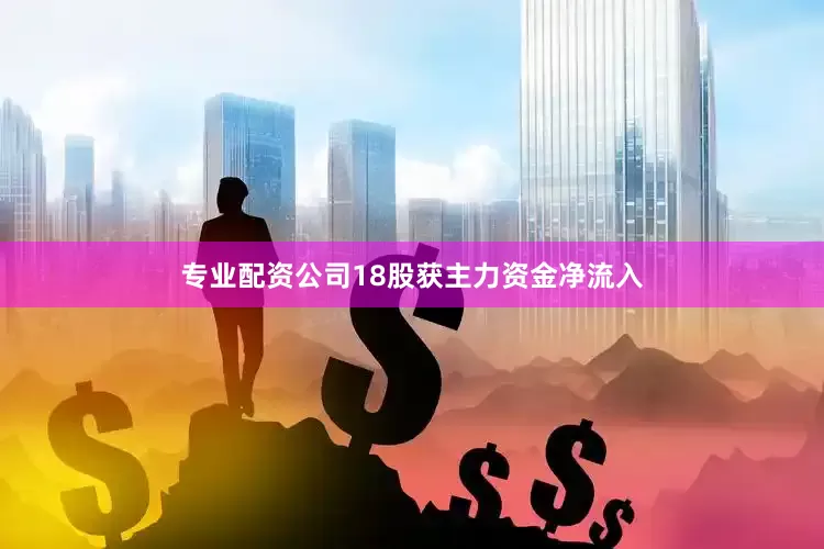 专业配资公司18股获主力资金净流入